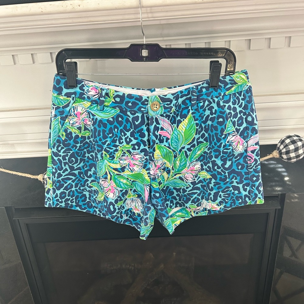 Lilly Pulitzer Blue and Green Shorts
